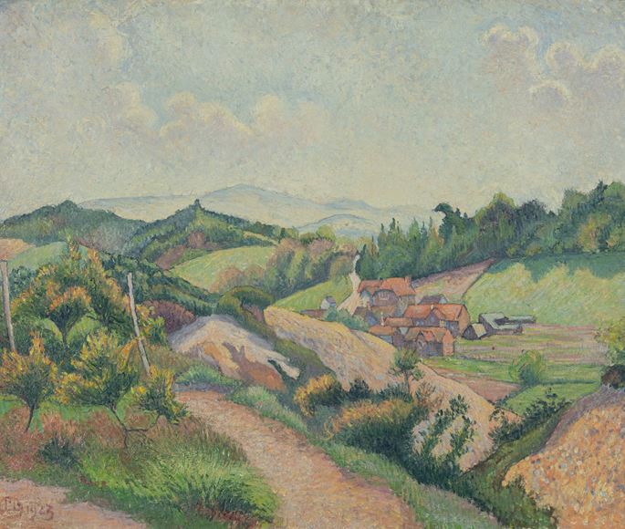 Lucien Pissarro - Coldharbour from the Common | MasterArt